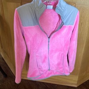 DANSKIN PINK FLUFF JACKET polar fleece jacket used